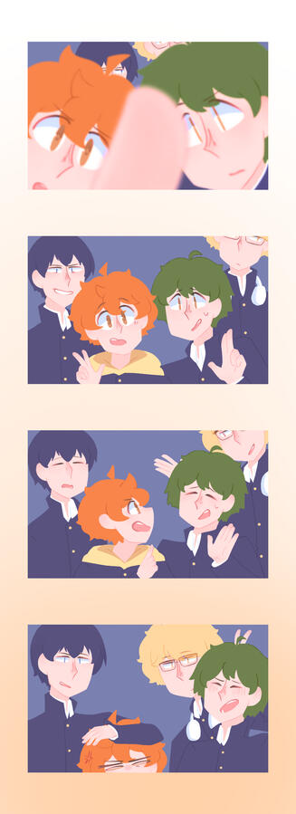 "Last Year Together" Karasuno (Haikyuu) 2"x6" Print